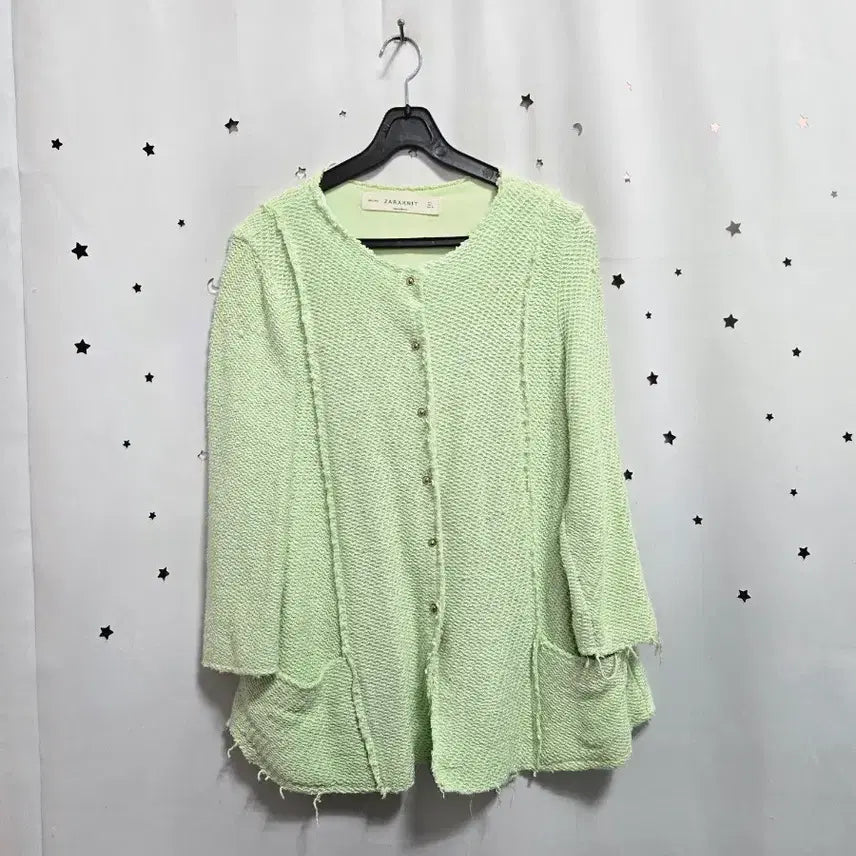 [BUNJANG] Zara Mint Knit Cardigan L / 자라 니트 민트색 가디건 L_9