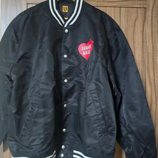 [BUNJANG] Human Made Nylon Varsity Jacket XL / 휴먼메이드 나일론 바시티 xl