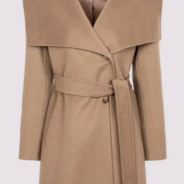 [BUNJANG] Beanpole Camel Belted Half Coat M Size / 빈폴 벨트 코트 카멜 M사이즈  하프코트