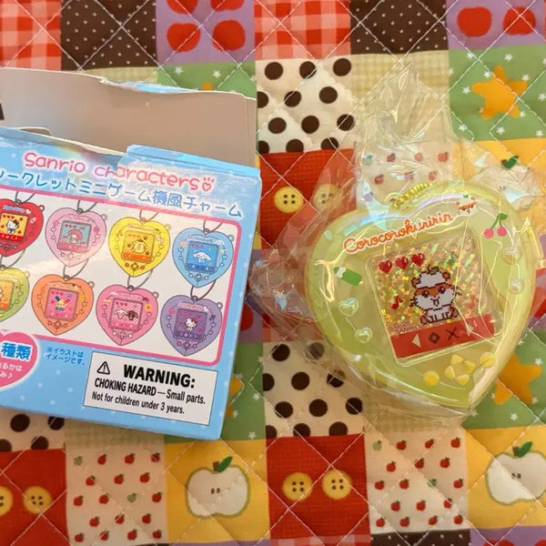 [BUNJANG] Sanrio Heisei Series Kuririn Heart Random Keyring / 산리오 헤이세이 쿠리링 하트 랜덤 키링