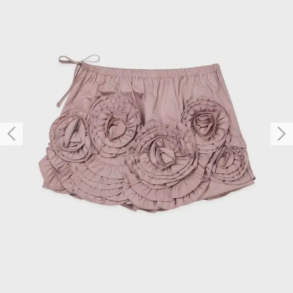 [BUNJANG] Sinoon Rose Frill Mini Skirt / 시눈 sinoon rose frill mini skirt