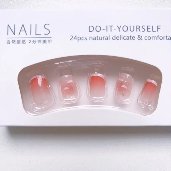 [BUNJANG] Peach Gradient Nail Tips / 복숭아 그라데이션 네일팁