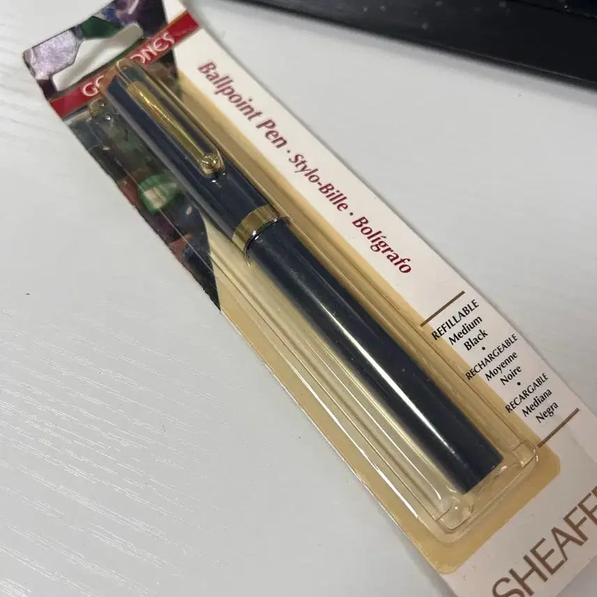[BUNJANG] Vintage Sheaffer School Pen Gemtones - Blue / 빈티지 쉐퍼 스쿨 볼펜 Gemtones -  파랑