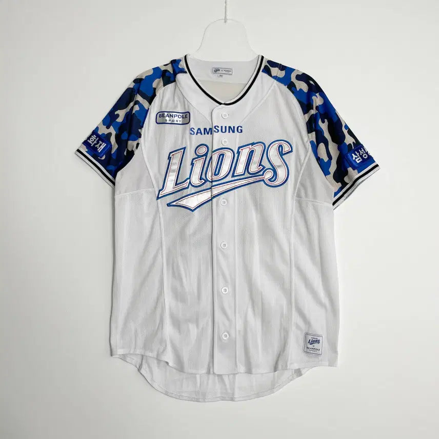 [BUNJANG] Samsung Lions Baseball Team Military Uniform T-shirt - Darin Ruf, Size 95 / E2 삼성 라이온즈 밀리터리 유니폼반팔 다린 러프 95사이즈