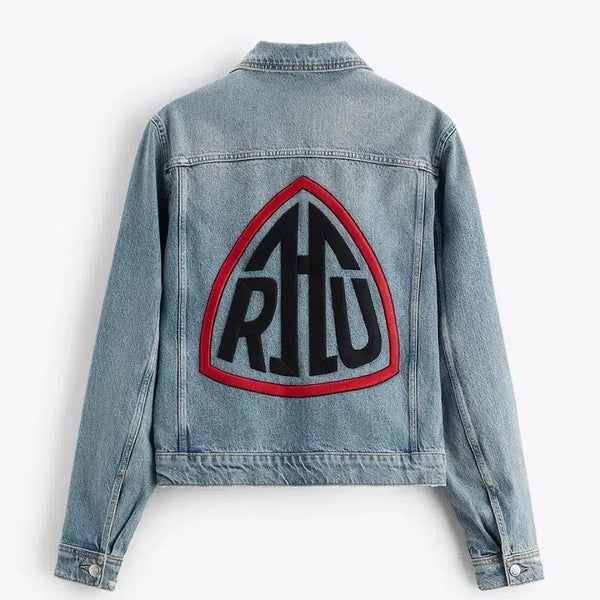 [BUNJANG] ZARA x RHUIGI Limited Edition Denim Jacket L / 자라 루이지 한정판 청자켓 L 105  Rhude 루드 데님 릴랙스핏