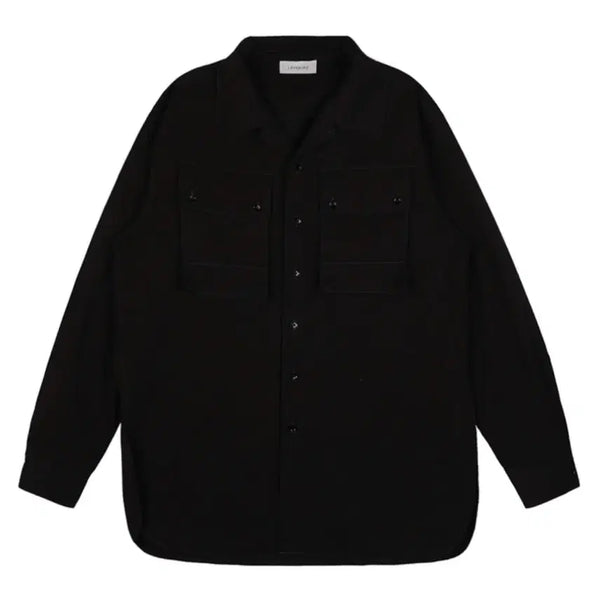 [BUNJANG] Lemaire 22SS Men's Black Military Shirt Size 48 / 르메르 22SS 남성용 블랙 밀리터리 셔츠 48