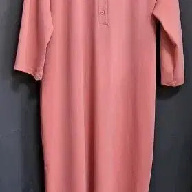 [BUNJANG] Pink Peter Pan Collar Long Dress / 핑크 카라넥 롱 원피스