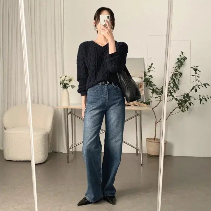 [BUNJANG] Four-Color Wash Denim Pants / 사색 데님팬츠