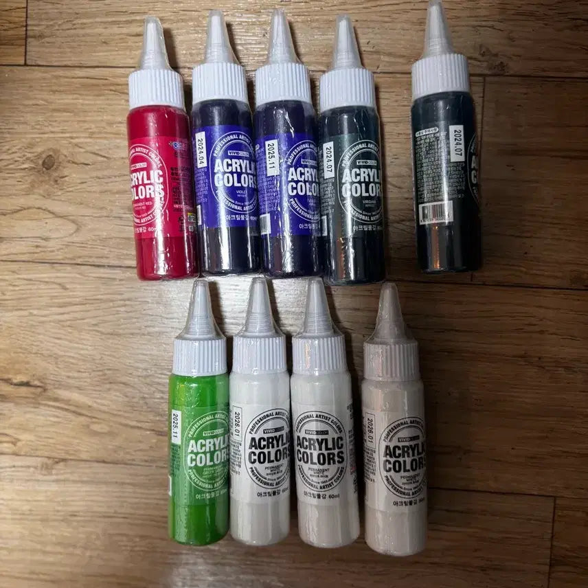 [BUNJANG] Daiso Acrylic Paint (60ml) / 다이소 아크릴 물감 60ml