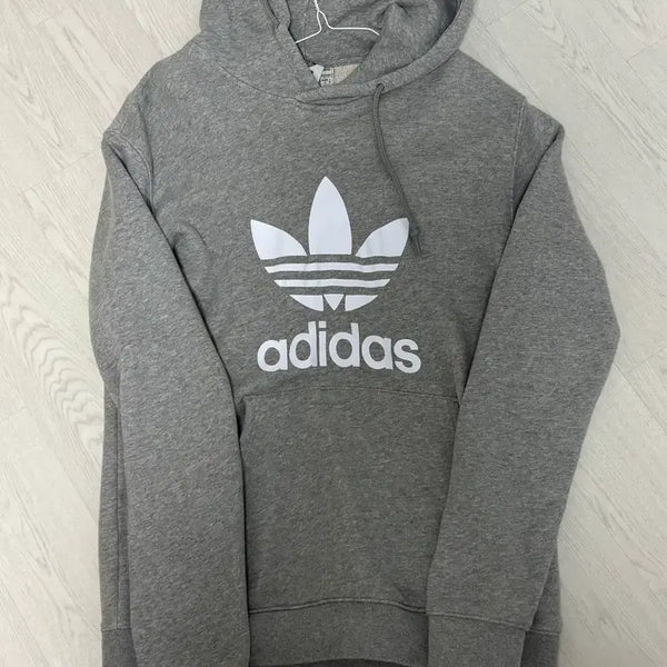 [BUNJANG] Adidas Big Trefoil Logo Hoodie / 아디다스 빅로고 트레포일 로고 후드티