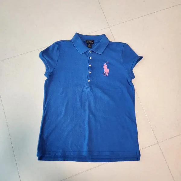 [BUNJANG] Polo Ralph Lauren Big Pony Pink Logo Polo Shirt XL / 폴로 랄프로렌 빅포니 핑크 로고 카라티