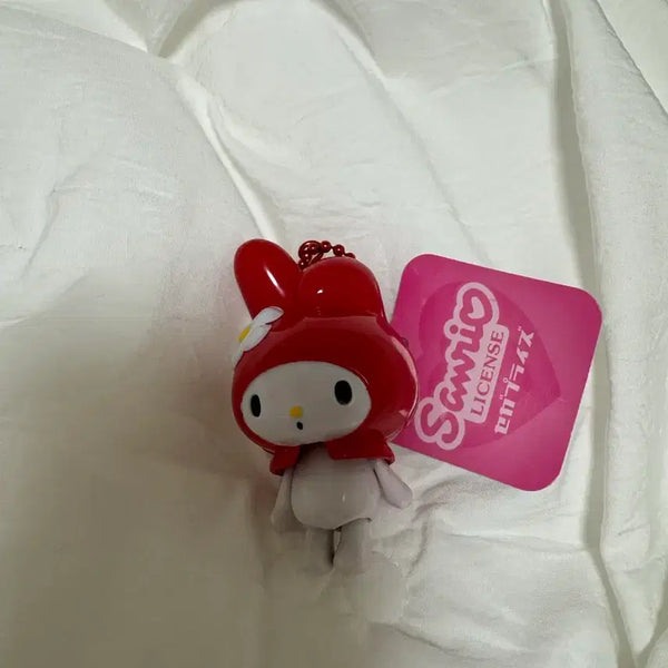 [BUNJANG] Red Mame-long Dangling Charm Keychain / 빨간마멜 달랑이 키링