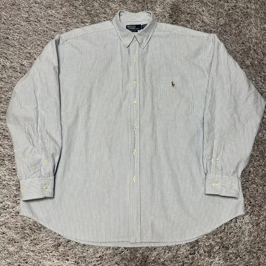 [BUNJANG] Polo Ralph Lauren Striped Oversized Fit Big Shirt / Polo) 폴로 스트라이프 빅 셔츠