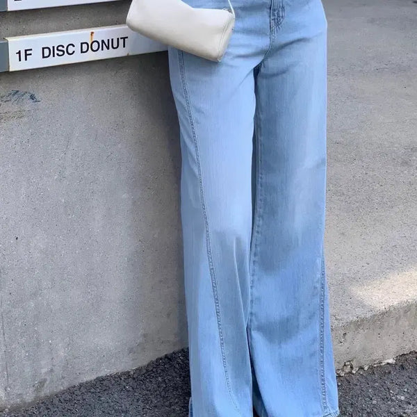 [BUNJANG] Love me more Joah Diagonal Denim Pants / 러브미우 주아 사선 데님 팬츠