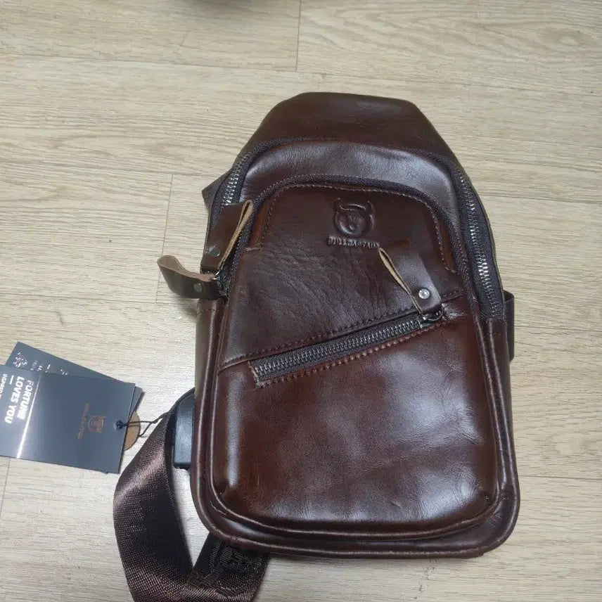 [BUNJANG] Genuine Leather Men's Shoulder Bag / 소가죽 가방