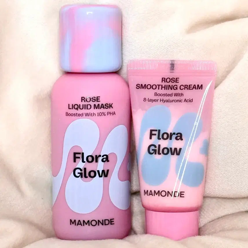 [BUNJANG] Mamonde Flora Glow Mask & Cream Set / 마몽드 플로라 글로우 마스크 & 크림 세트