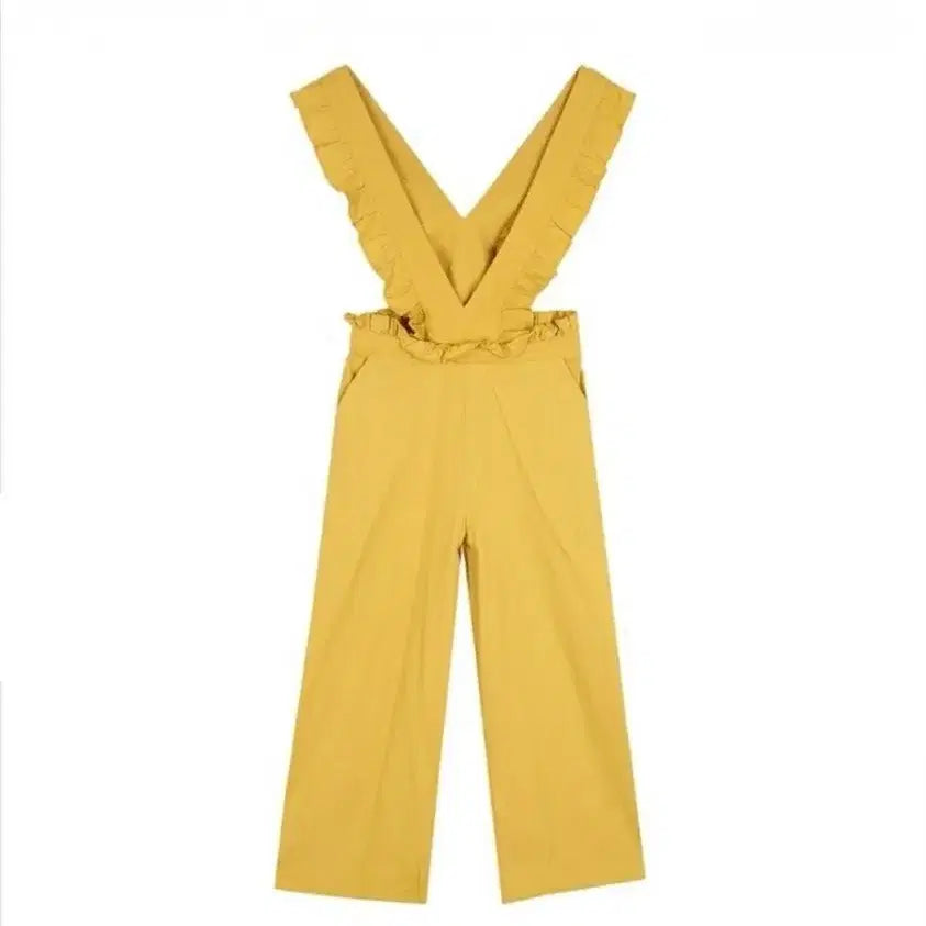 [BUNJANG] VAN AKE Mustard Yellow Jumpsuit Free Size / VAN AKE 점프수트-미사용