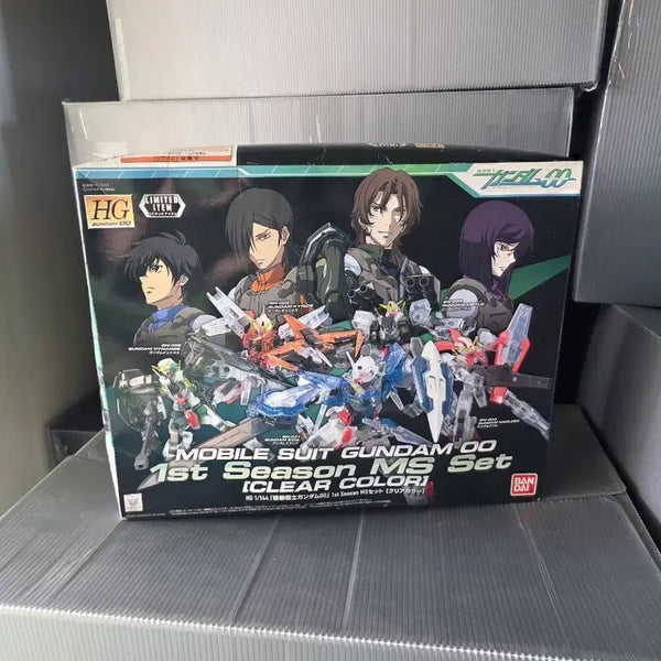 [BUNJANG] HG 00 1st Season Clear Color MS Set (Sealed) / HG 더블오 1st 시즌  클리어 컬러 MS세트 미개봉 판매합니다.