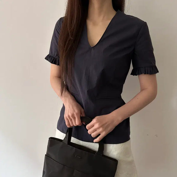 [BUNJANG] Marni Short Sleeve Blouse Size 38 / 마르니 marni 반팔 블라우스