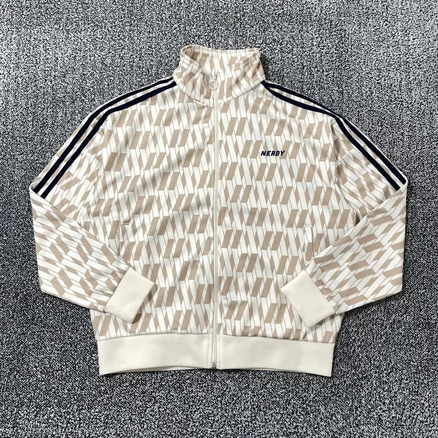 [BUNJANG] NERDY Geometric Track Top Jacket / 빈티지9. NERDY 널디 지오메트릭 트랙탑 져지 트레이닝 자켓