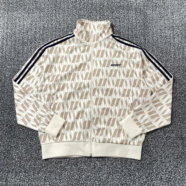 [BUNJANG] NERDY Geometric Track Top Jacket / 빈티지9. NERDY 널디 지오메트릭 트랙탑 져지 트레이닝 자켓