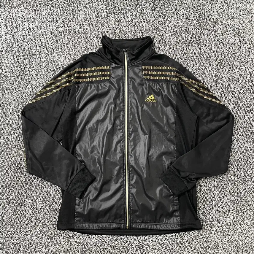 [BUNJANG] Adidas Vintage Old School Track Jacket / 빈티지9. 아디다스 올드스쿨 삼선 원단 배색 검골 져지 자켓