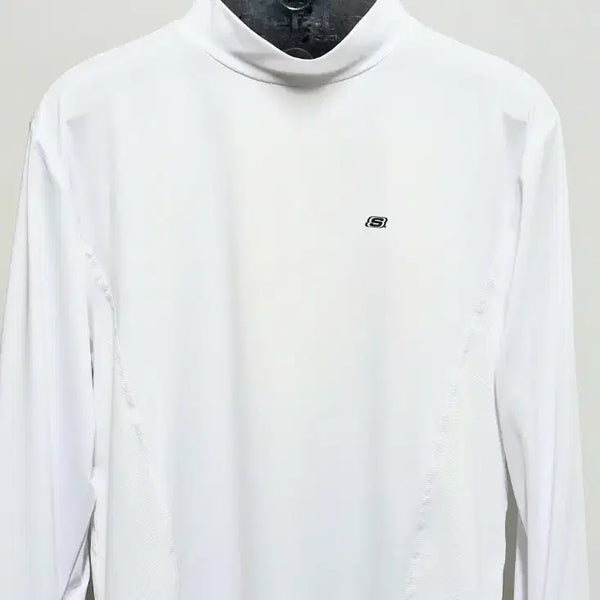 [BUNJANG] Skechers White Turtleneck Long Sleeve Shirt / 스케쳐스(새상품.남105큰100)화이트 터틀넥 긴팔 105