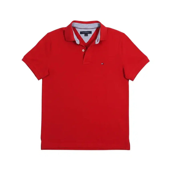 [BUNJANG] Tommy Hilfiger Men's Short Sleeve Polo Shirt / 남성S/ 타미힐피거 반팔 카라 피케티 RD 28-163
