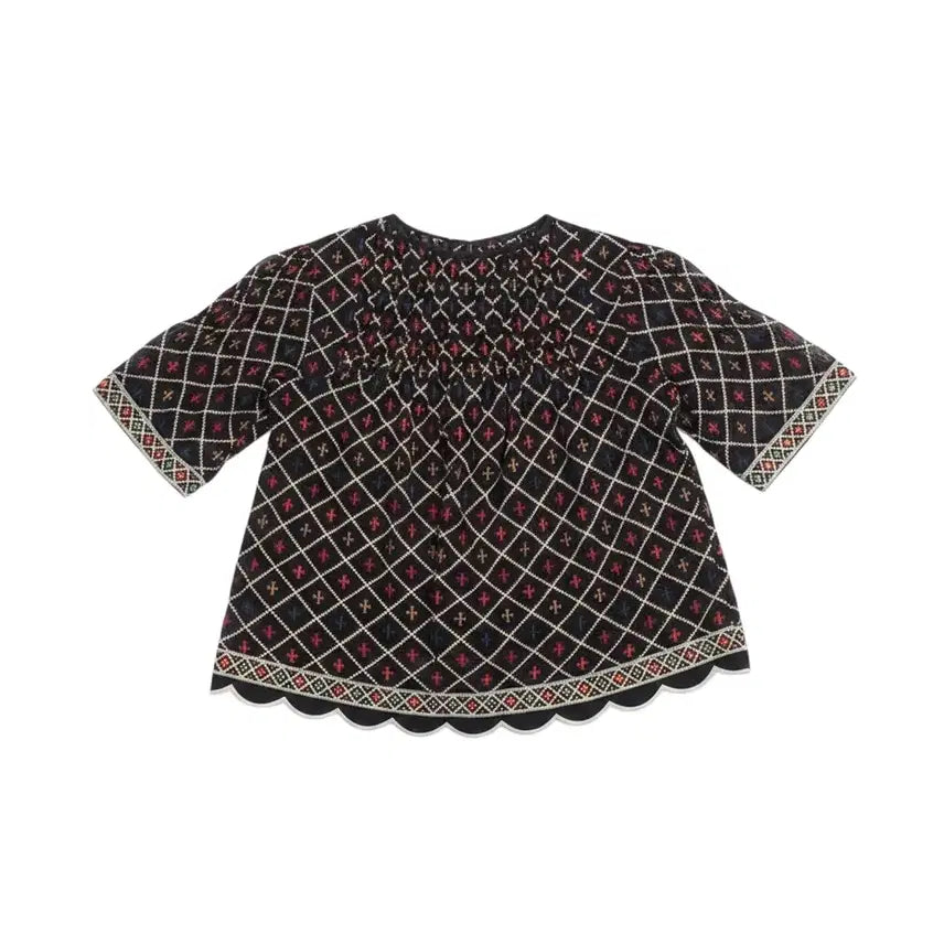 [BUNJANG] Popular Drift Diagonal Pattern Blouse BK (Women's M) / 여성M / 파퓰러드리프트 사선패턴 블라우스BK 33-22