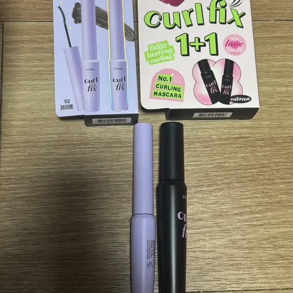 [BUNJANG] Etude Curl Fix Mascara (Brown, Individual Volume) / 새상품 에뛰드 마스카라 컬픽스(브라운,가닥볼륨)