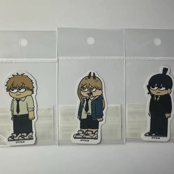 [BUNJANG] Chainsaw Man Loft Plaza Jirori Sticker Set (Denji, Aki, Power) - Denpaki / 체인소맨 로프트 플라자 지로리 스티커(덴지, 아키, 파워) 덴파키