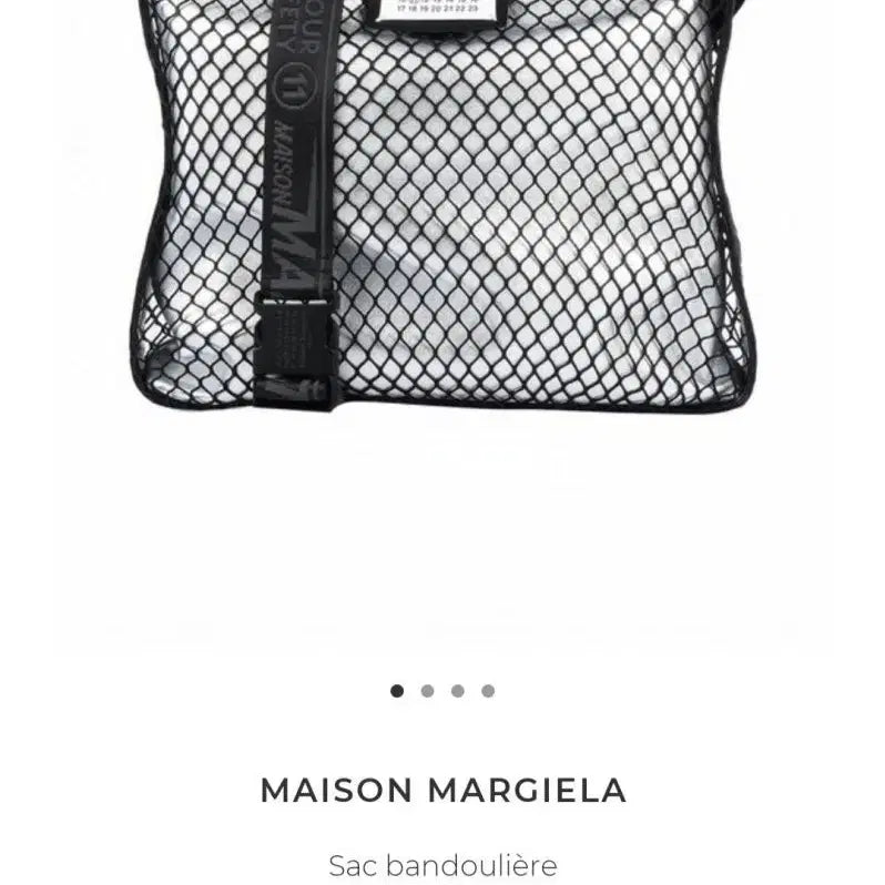 [BUNJANG] Maison Margiela Mesh Crossbody Bag Silver / 메종 마르지엘라 메시 크로스백 가방 실버 새것
