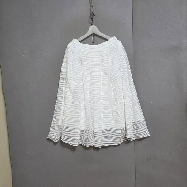 [BUNJANG] ORR White Long Skirt (Size S) / ORR 오르 화이트 롱스커트 S   n5737