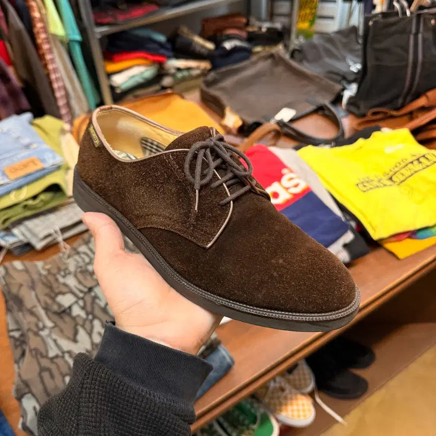 [BUNJANG] Burberry Made in Japan Suede Derby Shoes / 버버리 MADE IN JAPAN 스웨이드 더비 슈즈  235 240