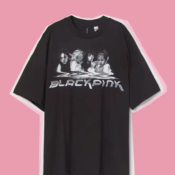 [BUNJANG] H&M BLACKPINK Collaboration T-Shirt (L) / H&M 블랙핑크 티셔츠 L