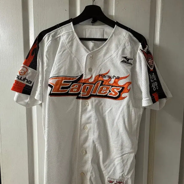 [BUNJANG] Hanwha Eagles Limited Edition Fire Authentic Jersey 95 / 한화이글스 한정판 불꽃 유니폼 어센틱 95