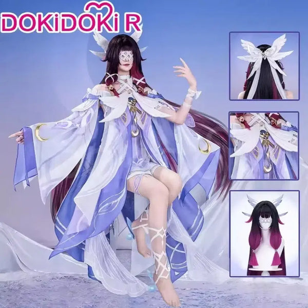 [BUNJANG] Colombina Cosplay Costume + Wig Set / 콜롬비나 코스프레 의상+가발