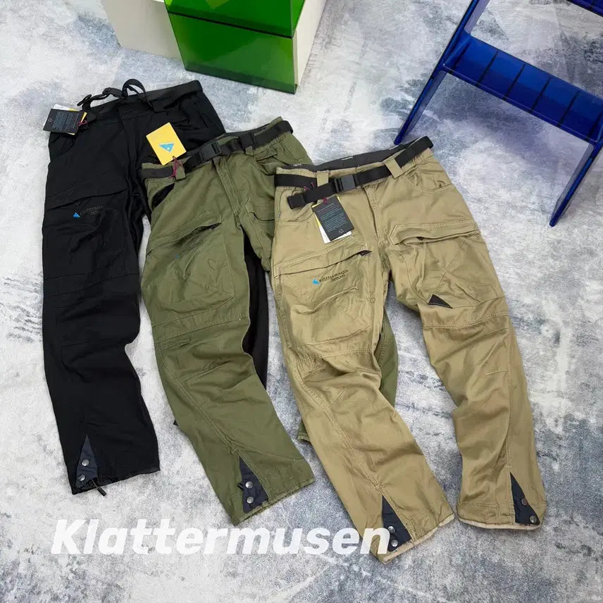 [BUNJANG] Klattermusen Men's Summer Pants / 클라터뮤젠 바지  팬츠  블랙 카키  브라운 남성  여름