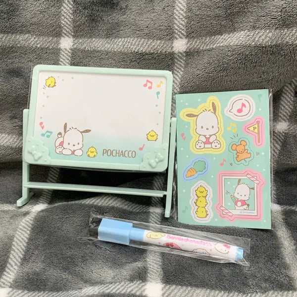 [BUNJANG] Sanrio Pochacco Mini Blackboard & Sticker Magnet Set (Sealed) / 산리오 포차코 미니 칠판 + 스티커 자석 세트(미개봉)