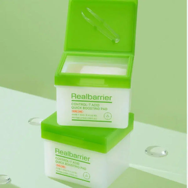[BUNJANG] Real Barrier Control-T Acid Quick Boosting Pad 100 Count / 리얼베리어 컨트롤-T 애씨드 퀵 부스팅 패드