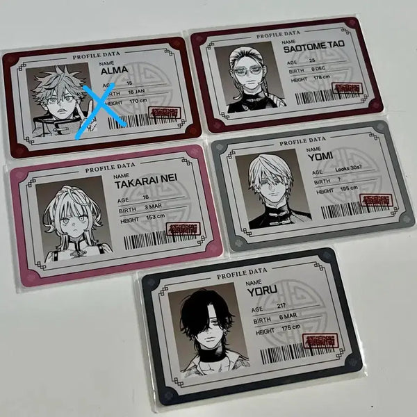 [BUNJANG] AlMA Tao Yomi Yoru Profile Cart Set / 극락가 프로필 카트 4장 1세트 타오 네이 요미 요루 일괄