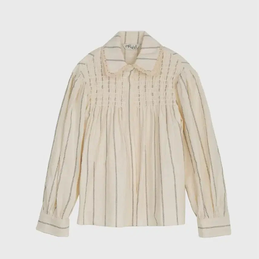 [BUNJANG] Musee de Soleil Smocked Shirt / 뮤제드 Soleil Smocked Shirt