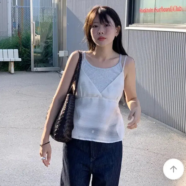 [BUNJANG] Underbee Mayvi Sebil Sleeveless Blouse / 언더비 [Mayvi] sebil 나시 블라우스