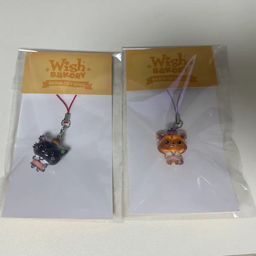 [BUNJANG] Wish Bakery Resin Keychain Riku & Shion Bundle Set / 위시베이커리 레진키링 리쿠,시온 일괄양도