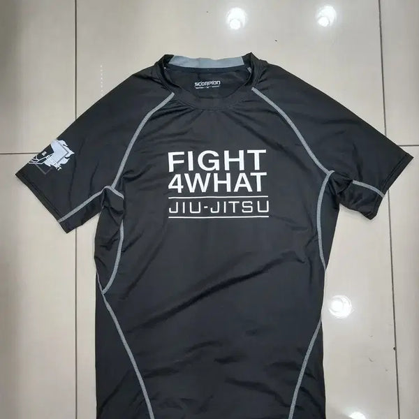 [BUNJANG] Scorpion Fight What Jiu-Jitsu Short Sleeve T-Shirt / 스코피언 파이트포왓 주짓수 반팔티 스포츠 호칭XXL지만 몸에붙는슬림 중고