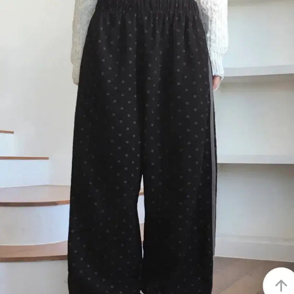 [BUNJANG] Dot Pattern Wide Training Pants / 도트 패턴 와이드 트레이닝 팬츠 판매