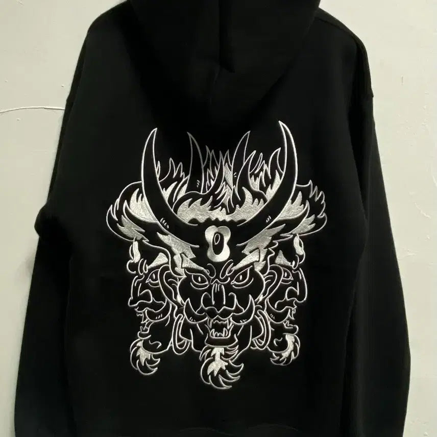 [BUNJANG] Chimchakman Asura Hoodie Black Size 1 / 침착맨 아수라 후드티 블랙 1사이즈