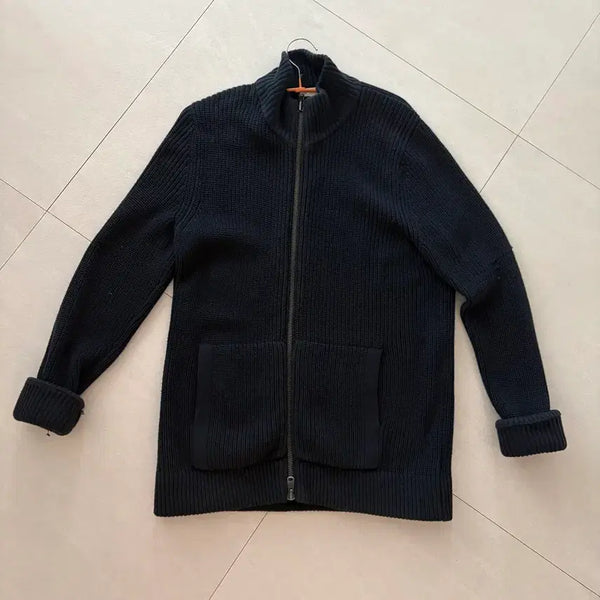 [BUNJANG] GAP Navy Two-Way Knit Zip-Up S / GAP(갭) 네이비 투웨이 니트 집업 S