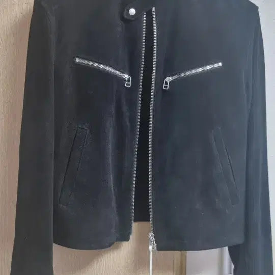 [BUNJANG] Tonywack Cafe Lace Suede Jacket Black M / 토니웩 카프레이스 스웨이드 자켓 [블랙 M]