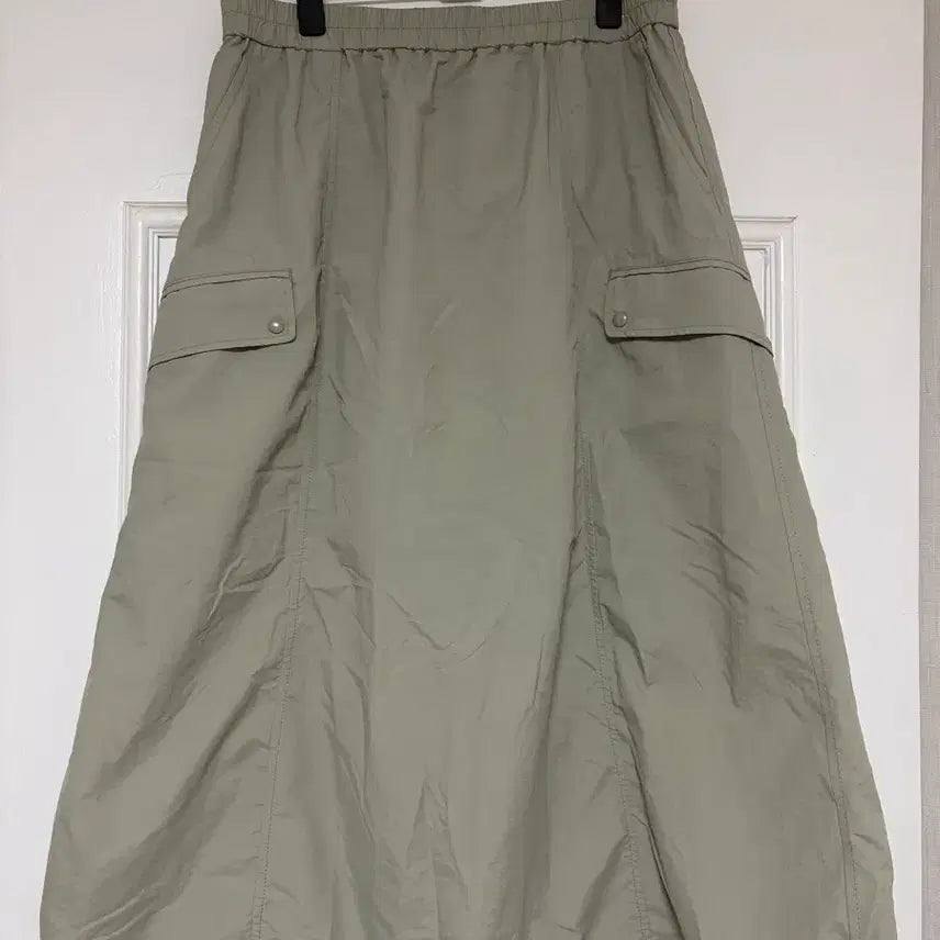 [BUNJANG] TOPTEN Cool Touch Long Skirt XL Khaki / 탑텐 쿨터치 롱스커트 새상품(택O) XL